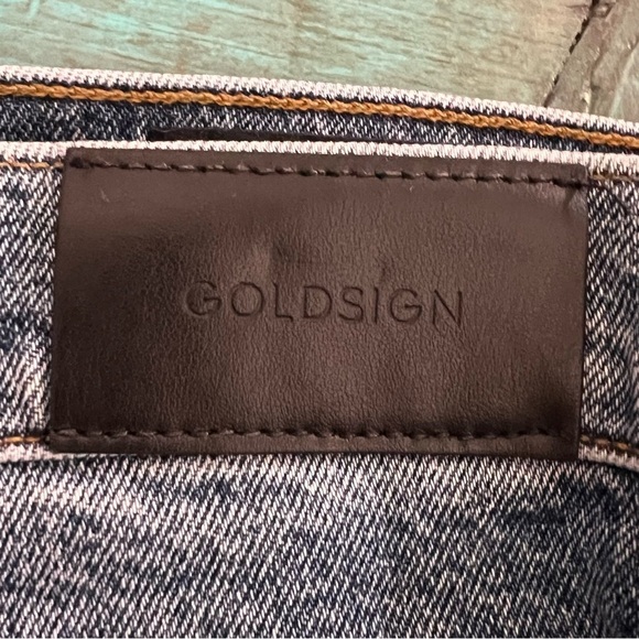 Goldsign High Rise Straight Leg Jeans Size 30 - Picture 7 of 14
